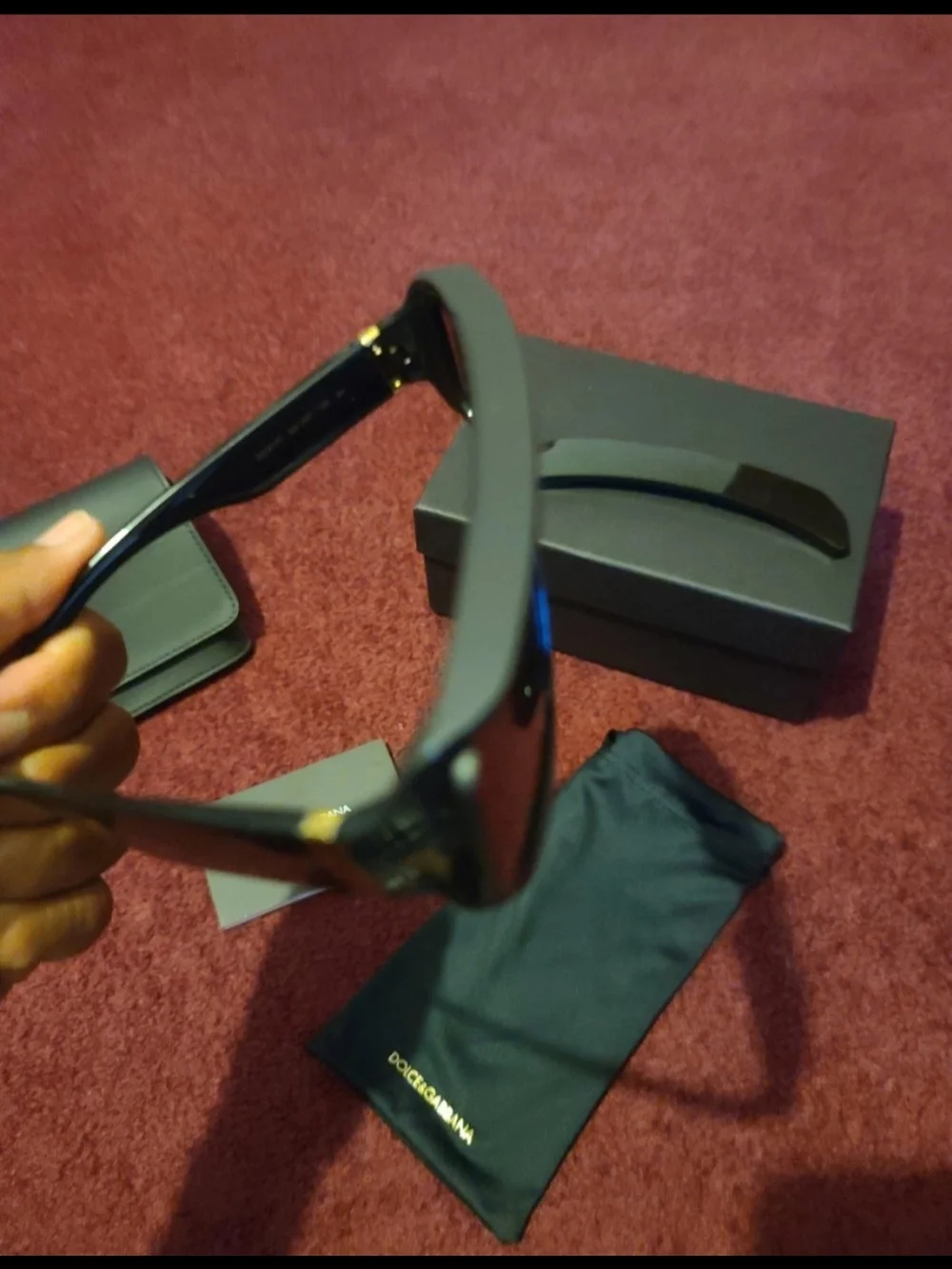 DOLCE & GABBANA Black Shield Sunglasses - Modern Full-Coverage Design